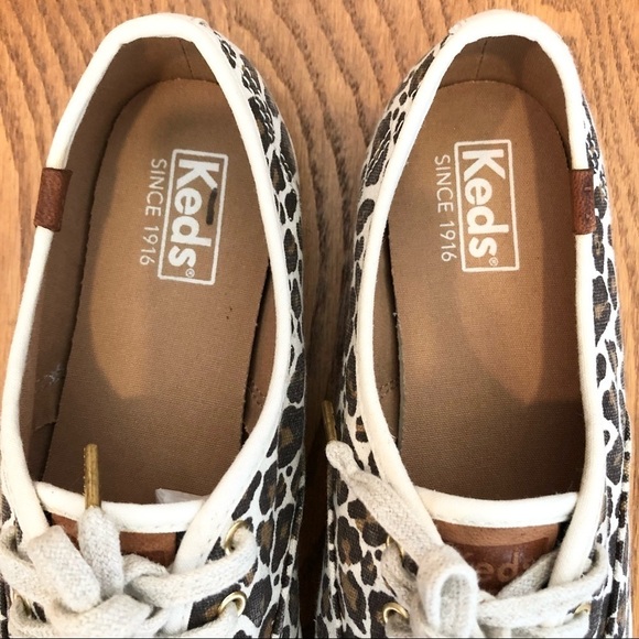 🌈 6/$60, Keds, Lace Up, Leopard Print, Size 7.5 - Picture 7 of 9